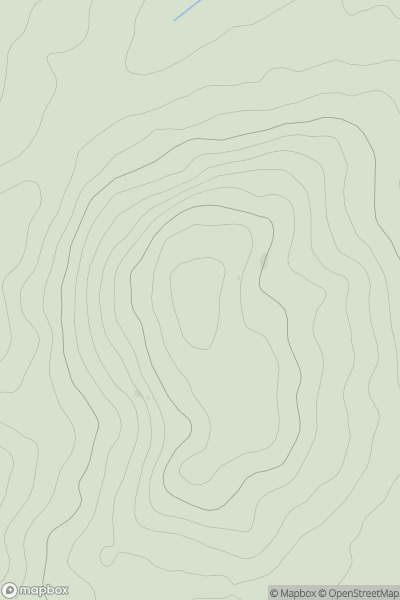 Thumbnail image for Yr Allt [Llandovery to Monmouth] [SO085307] showing contour plot for surrounding peak